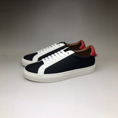 지방시 남/녀 클래식 블랙 스니커즈 - Unisex Black Sneakers - giv0846x