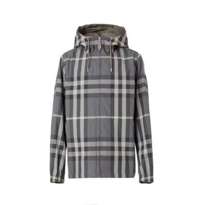 버버리 남성 클래식 그레이 양면 자켓 - Burberry Mens Gray Jackets - bur04525x