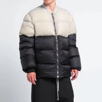 릭오웬스 남성 블랙 덕다운 패딩 - Rick Owens Mens Black Padding - ric0114x