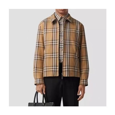 버버리 남성 클래식 카멜 양면 자켓 - Burberry Mens Camel Jackets - bur04546x