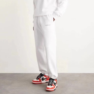 오프화이트 남성 캐쥬얼 화이트 팬츠 - Off-white Mens White Pants - off0862x