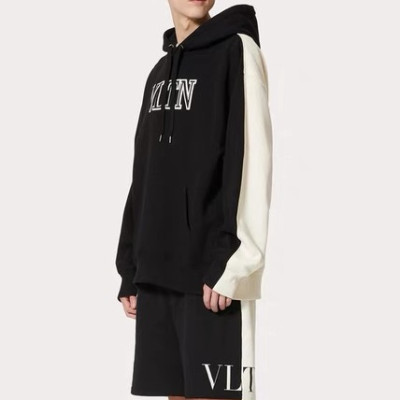 발렌티노 남성 캐쥬얼 블랙 후드티 - Valentino Mens Black Hoodie - val0306x