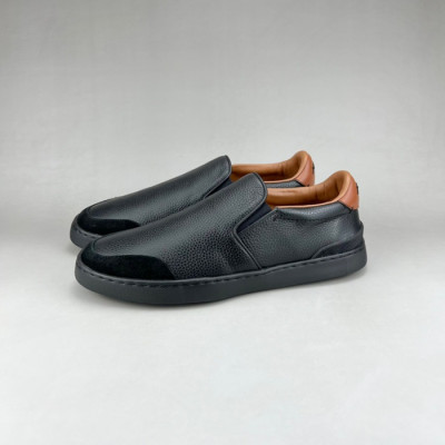 에르메네질도 제냐 남성 블랙 로퍼 - Ermenegildo Zegna Mens Black Loafer - zeg0408x