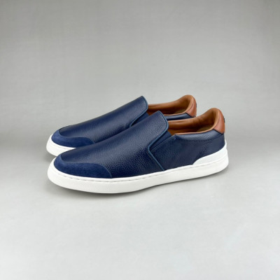 에르메네질도 제냐 남성 네이비 로퍼 - Ermenegildo Zegna Mens Navy Loafer - zeg0409x