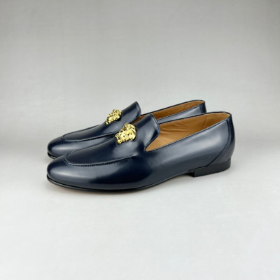 베르사체 남성 메두사 그레이 로퍼 - Versace Mens Gray Loafer - ver0929x