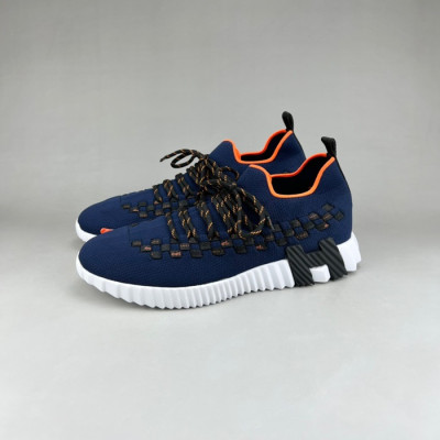 에르메스 남성 클래식 블루 스니커즈 - Hermes Mens Blue Sneakers - her0904x