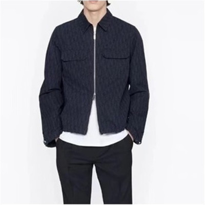 디올 남성 캐쥬얼 자켓 - Dior Mens Navy Jackets - dio2190x