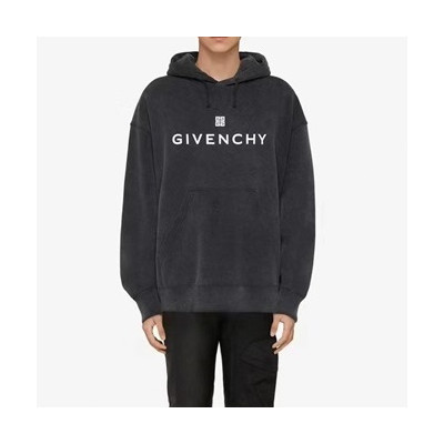 지방시 남성 유니크 블랙 후드티 - Givenchy Mens Black Hoodie - giv0896x