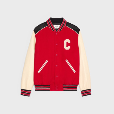 셀린느 남/녀 캐쥬얼 레드 자켓 - Celine Unisex Red Jackets - cel0519x