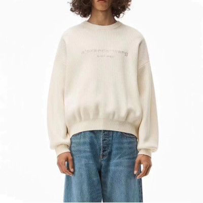 알렉산더왕 남/녀 아이보리 크루넥 니트 - Alexsander Wang Unisex Ivory Knits - ale0222x