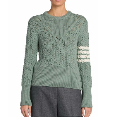 톰브라운 여성 민트 크루넥 니트 - Thom Browne Womens Mint Knits - thom0648x