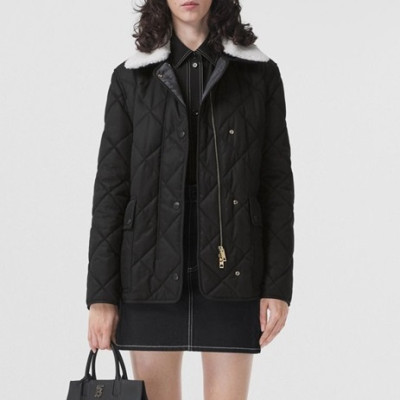 버버리 여성 블랙 다운 자켓 - Burberry Womens Black Jackets - bur04567x