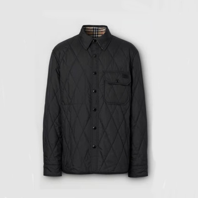 버버리 남성 블랙 다운 양면 자켓 - Burberry Mens Black Jackets - bur04580x