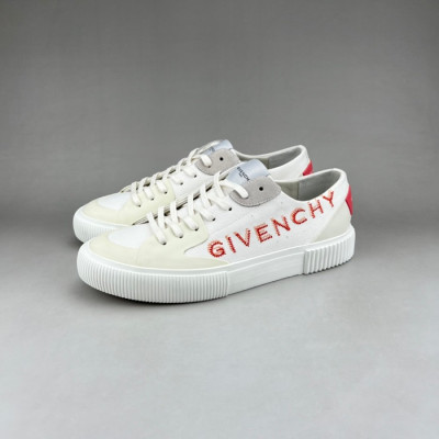 지방시 남성 클래식 화이트 스니커즈 - Givenchy Mens White Sneakers - giv0907x