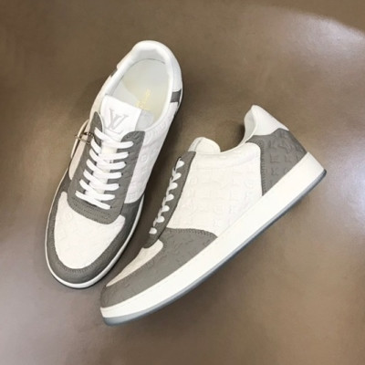 루이비통 남성 그레이 스니커즈 - Louis vuitton Mens Gray Sneakers - lv33x