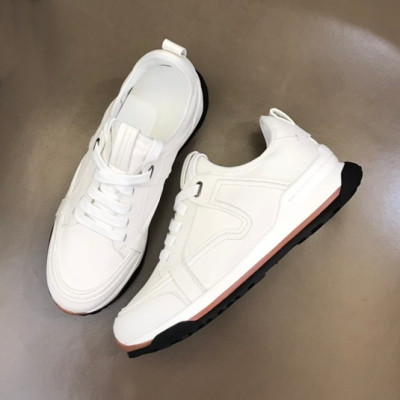 에르메네질도 제냐 남성 화이트 스니커즈 - Ermenegildo Zegna Mens White Sneakers - zeg0425x