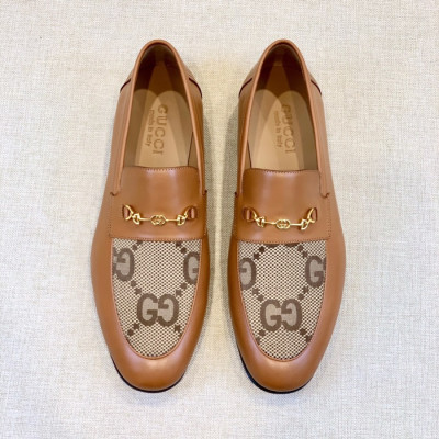 구찌 남성 이니셜 카멜 로퍼 - Gucci Mens Camel Loafer - gu39x