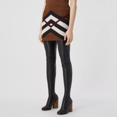 버버리 여성 브라운 스커트 - Burberry Womens Brown Skirts - bur04608x