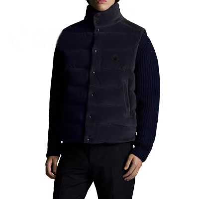 몽클레어 남성 네이비 덕다운 베스트 - Moncler Mens Navy Best - mo23x