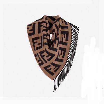 펜디 여성 브라운 머플러 - Fendi Womens Brown Muffler - fe02x