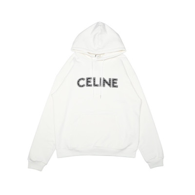 셀린느 남성 캐쥬얼 화이트 후드티 - Celine Mens White Hoodie - ce02x