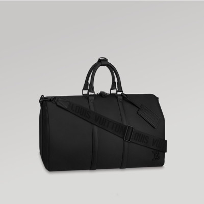 루이비통 남성 블랙 키폴 - Louis vuitton Mens Black Keepall - lv138x