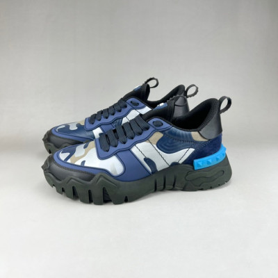 발렌티노 남성 블루 스니커즈 - Valentino Mens Blue Sneakers - val310x