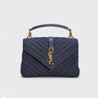 입생로랑 여성 네이비 토트백 - Saint Laurent Womens Navy Tote Bag - ysl268x