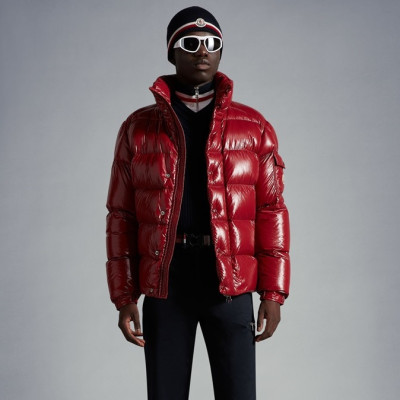 몽클레어 남성 덕다운 레드 패딩 - Moncler Mens Red Padding - mo50x