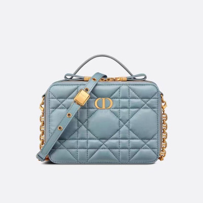 디올 여성 블루 카메라백 - Dior Womens Blue Camera Bag - di106x