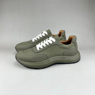 에르메스 남성 클래식 올리브 스니커즈 - Hermes Mens Olive Sneakers - her0934x