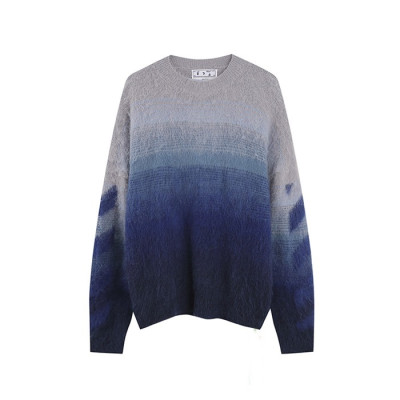 오프화이트 남성 네이비 니트 - Off-white Mens Navy Knits - of05x