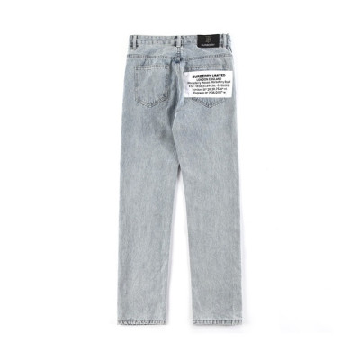 버버리 남성 블루 청바지 - Burberry Mens Blue Pants - bu37x