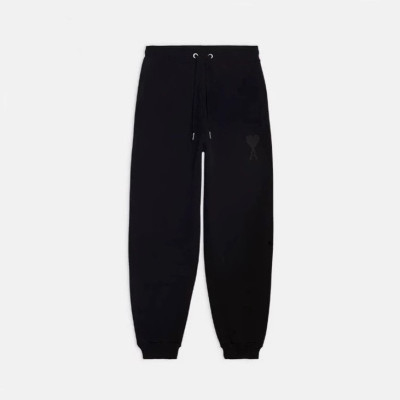 아미 남성 블랙 트레이닝 팬츠 - Ami Mens Black Training Pant - ami318x