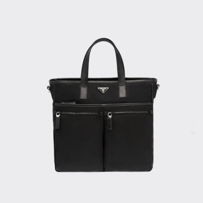 프라다 남성 블랙 서류가방 - Prada Mens Black Business Bag - pr141x