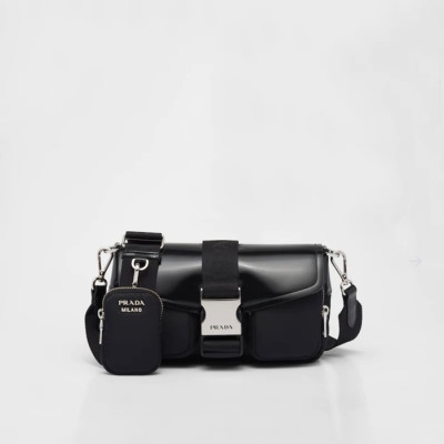 프라다 여성 블랙 크로스백 - Prada Womens Black Cross Bag - pr219x