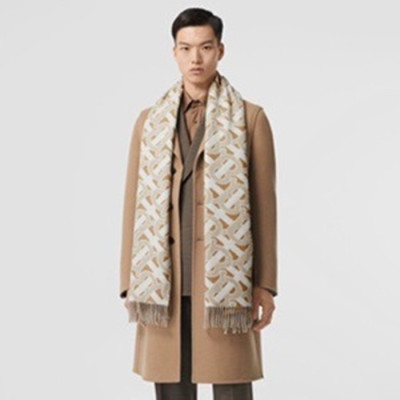 버버리 남성 카멜 머플러 - Burberry Mens Camel Muffler - bu43x