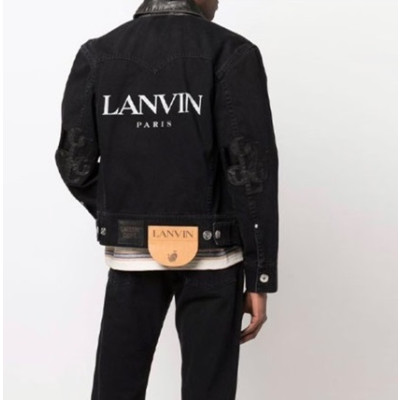 랑방 남성 블랙 자켓 - LANVIN Mens Black Jackets - lan35x