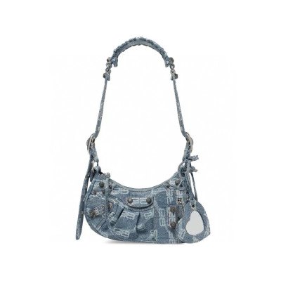 발렌시아가 여성 블루 숄더백 - Balenciaga Womens Blue Shoulder Bag - ba96x