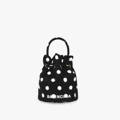 발렌시아가 여성 블랙 버킷백 - Balenciaga Womens Black Bucket Bag - ba97x