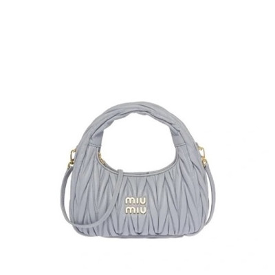 미우미우 여성 그레이 크로스백 - Miumiu Womens Gray Cross Bag - miu268x