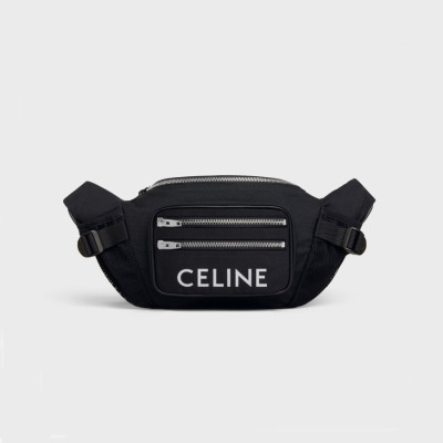 셀린느 남성 로고 블랙 힙색 - Celine Mens Black Hip Sack - ce65x