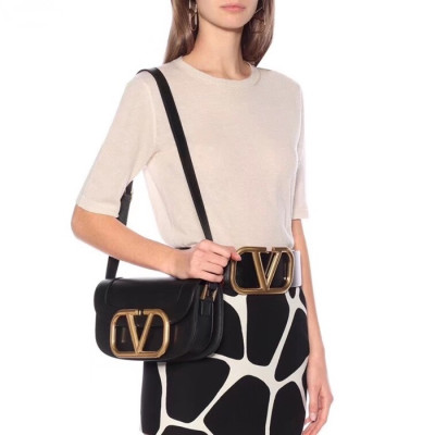 발렌티노 여성 블랙 숄더백 - Valentino Womens Black Shoulder Bag - val356x