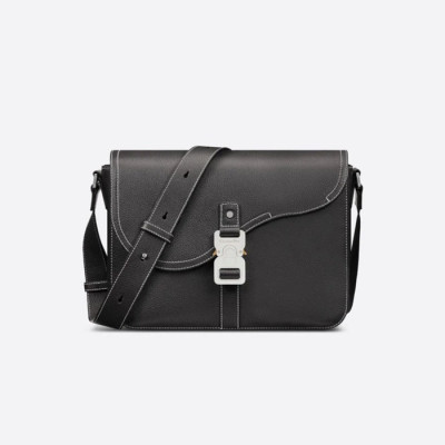 디올 남성 블랙 크로스백 - Dior Mens Black Cross Bag - di226x