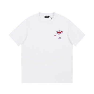 펜디 남성 화이트 크루넥 반팔티 - Fendi Mens White Short sleeved T-shirts - fe27x