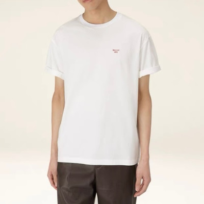 발리 남성 화이트 크루넥 반팔티 - Bally Mens White Tshirts - bal165x