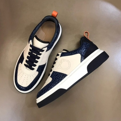 페라가모 남성 네이비 스니커즈 - Ferragamo Mens Navy Sneakers - fer379x