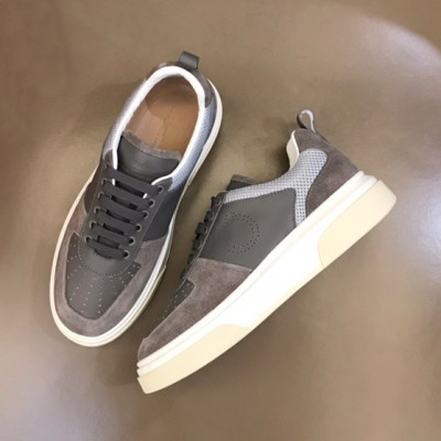 페라가모 남성 그레이 스니커즈 - Ferragamo Mens Gray Sneakers - fer381x