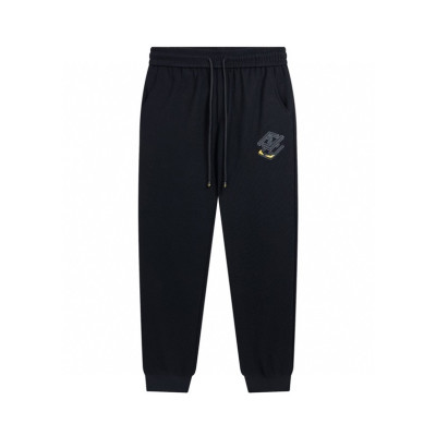 펜디 남성 캐쥬얼 블랙 트레이닝 팬츠 - Fendi Mens Black Training Pants - fe39x