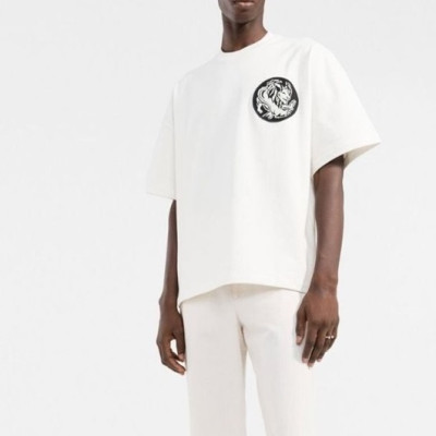 질샌더 남성 크루넥 화이트 반팔티 - Jilsander Mens White Tshirts - jil59x